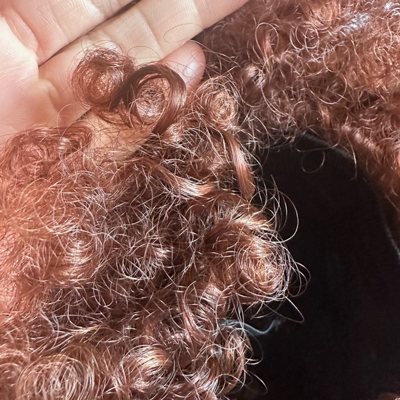 Brown Full Curly Afro Wig - Picture 5 of 6